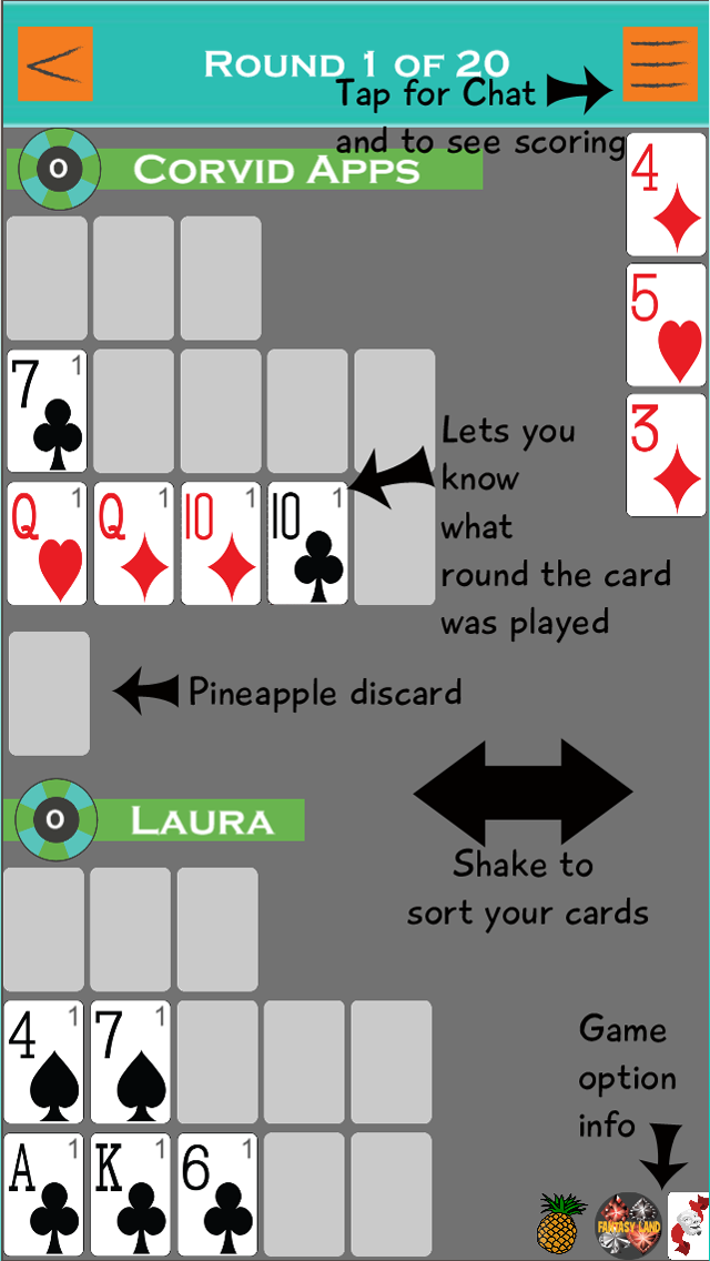 Open Face Chinese Poker Screen 3