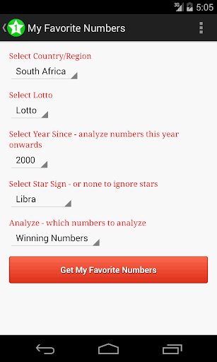 South Africa Lotto Analyzer