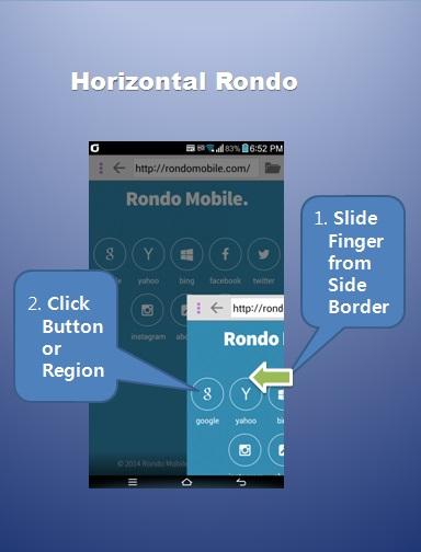 Rondo Browser - easy one hand