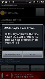 Email2SMS (Free) poster 7