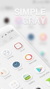 How to download Simple Gray GO Launcher Theme v1.0 mod apk for android