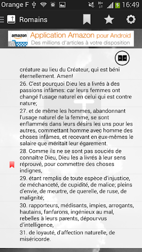 【免費書籍App】Bible SEGOND gratuite offline-APP點子