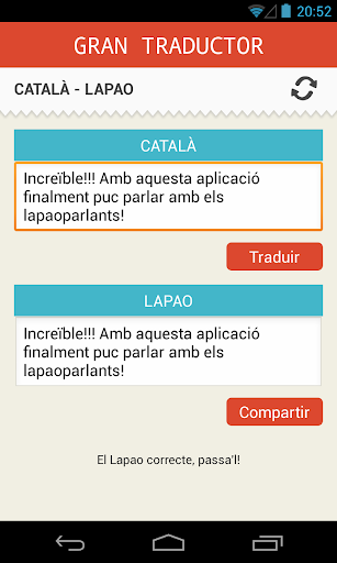 Traductor Lapao Català