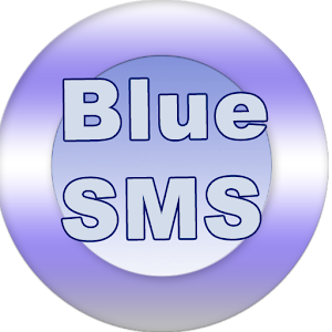 Blue SMS free texts logo