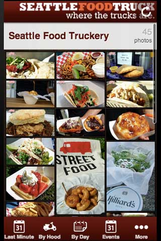 SeattleFoodTruck.com Screen 2