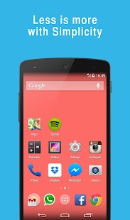 1 Color background: Simplicity Screenshots 3