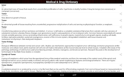 Medical Drug Dictionary