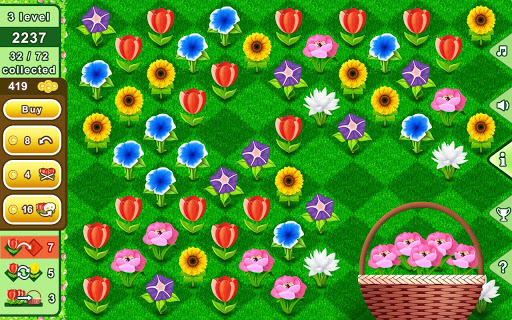 부케 - 퍼즐 게임의 꽃 - 재미있는 게임