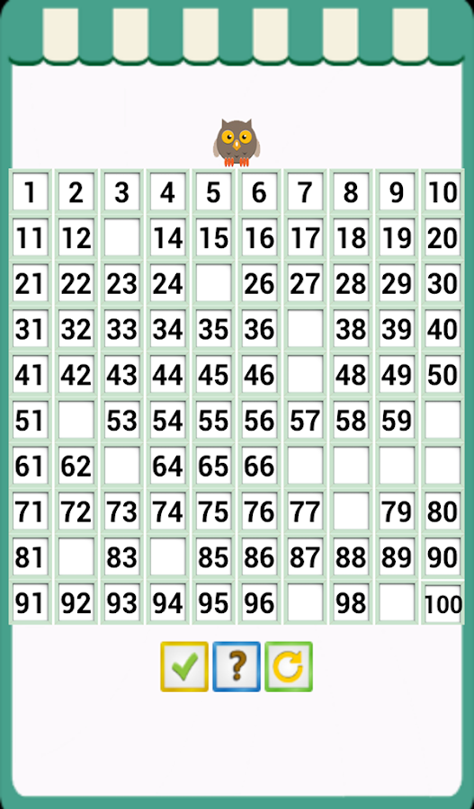 Kids Counting Hundred Chart - Android Apps on Google Play