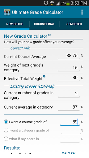 Ultimate Grade Calculator