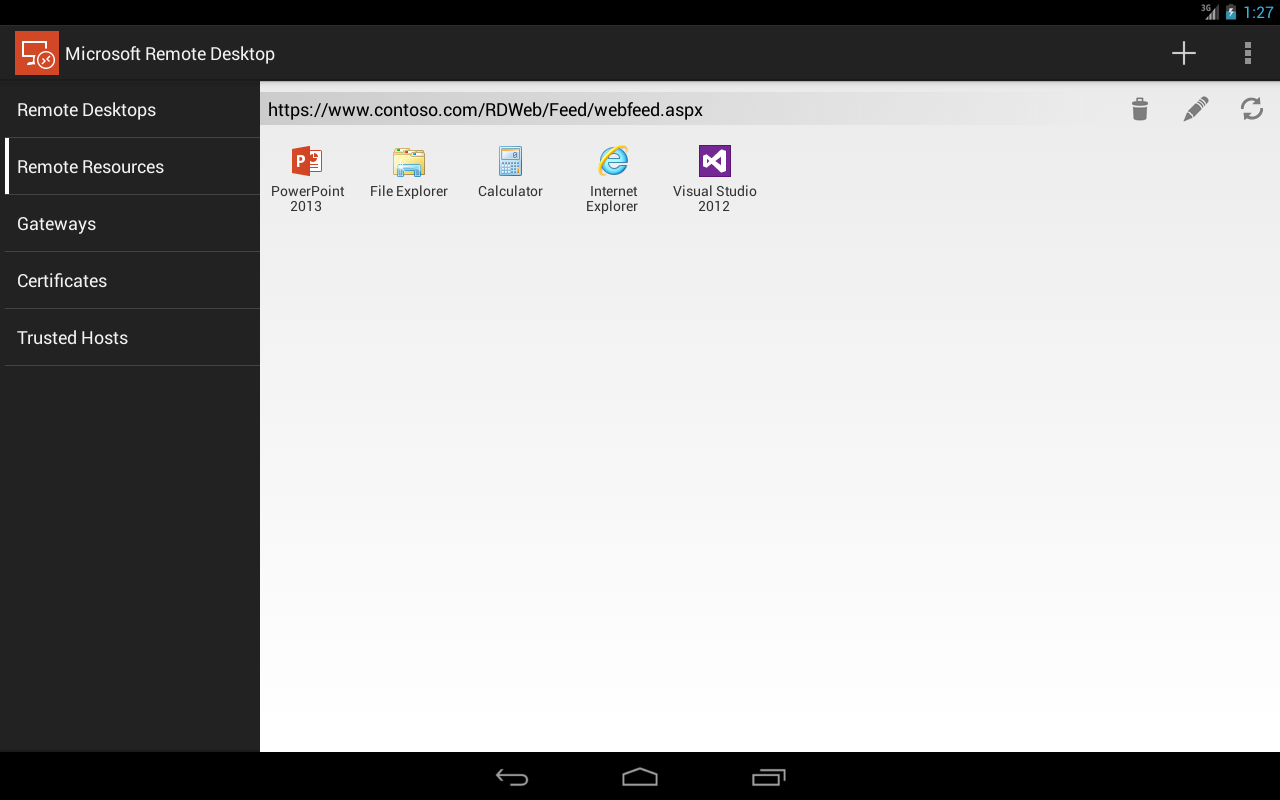 Microsoft Remote Desktop - screenshot
