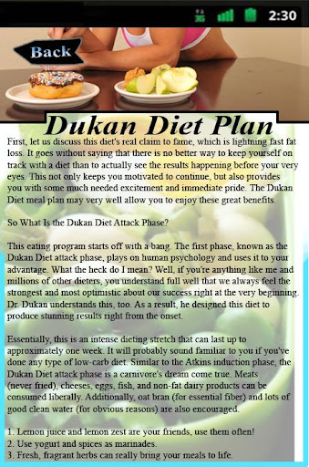 【免費健康App】Dukan Diet Plan-APP點子