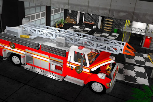 Fix My Truck: Red Fire Engine