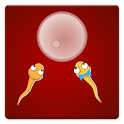 Sperm journey icon