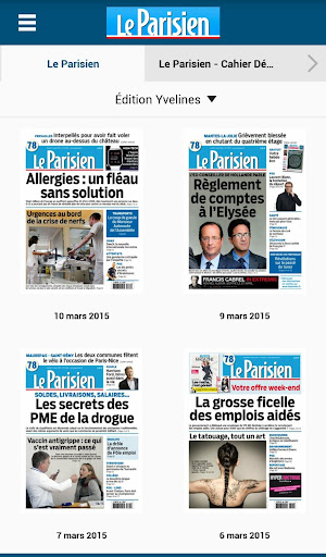 Le journal Le Parisien