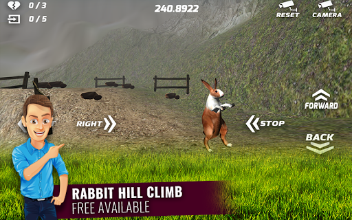 【免費賽車遊戲App】Cute Rabbits Hill Climb-APP點子