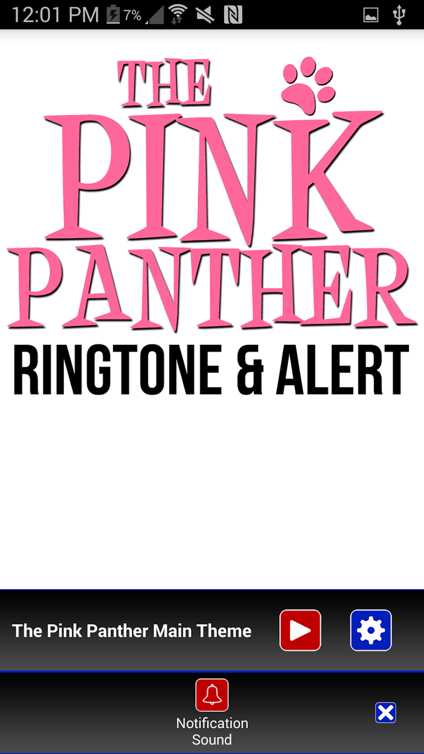 The Pink Panther Ringtone Screen 3