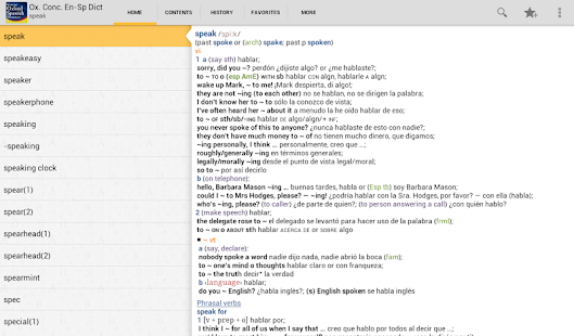 Concise Oxford Spanish Dict Screenshots 0