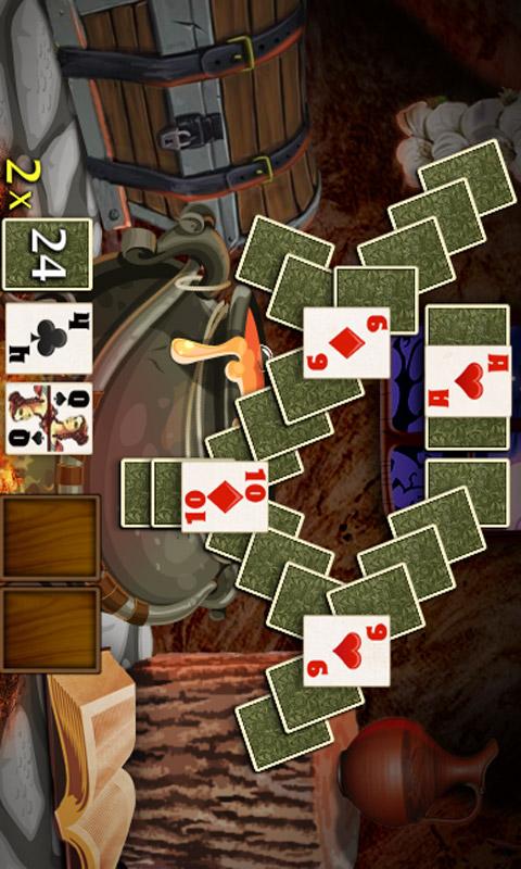 Android application Magic Forest Solitaire screenshort