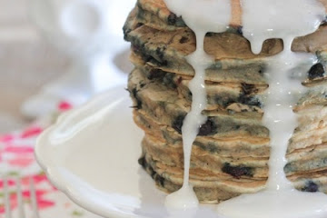 Iced Blueberry Pancakes