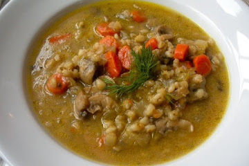 Mom&#39;s Mushroom Barley Soup