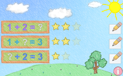 Android application Addieren bis 10 auf Englisch screenshort