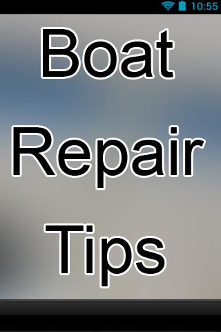 Boat Repair Tips