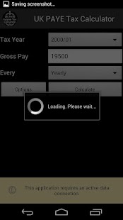 UK PAYE Income Tax Calculator Screenshots 2