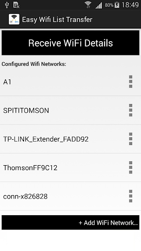 Easy Wifi List