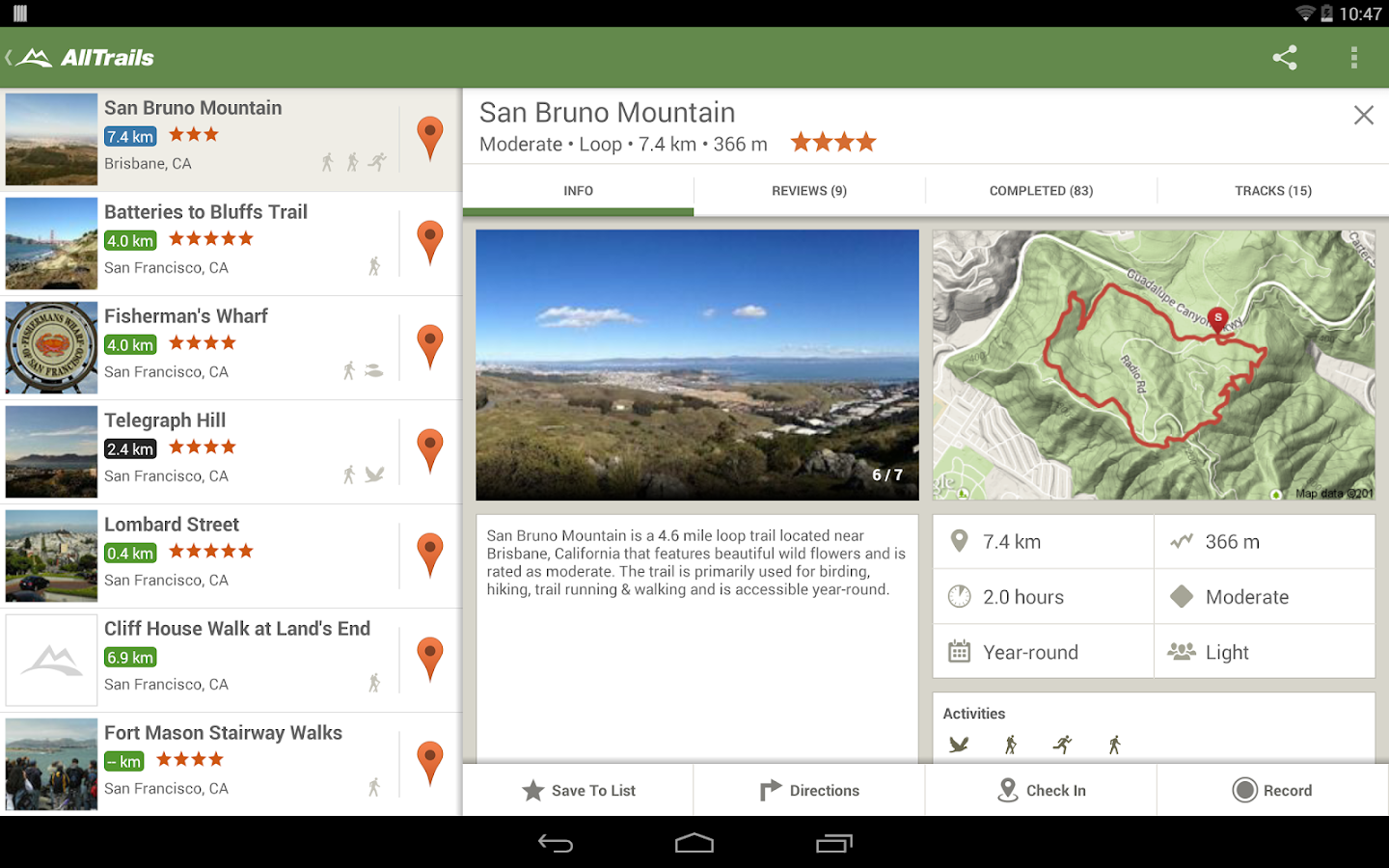 AllTrails - Hiking & Biking - screenshot