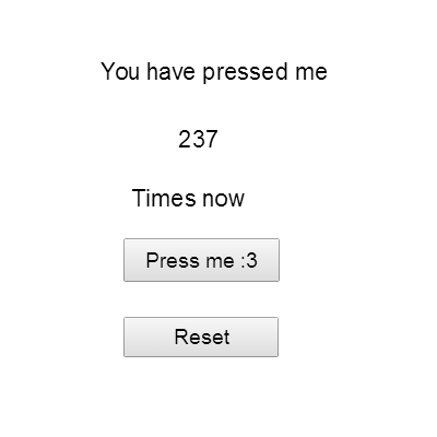 Press me - a test app
