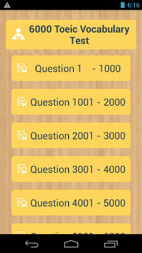 【免費教育App】Toeic Test - 6000 Vocabulary-APP點子