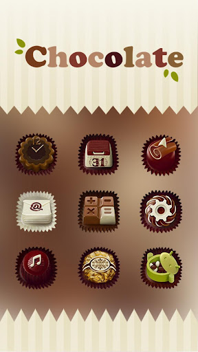 Chocolate Hola Launcher テーマ