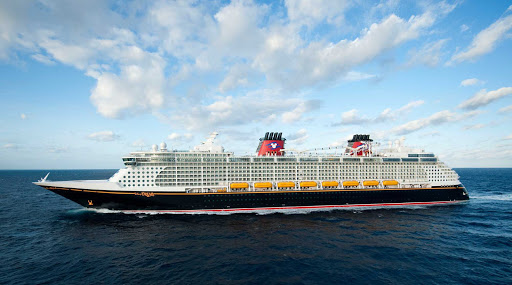 Disney-Dream-at-sea-5 - Disney Dream en route to the Bahamas. The ship does mostly 3- and 4-night sailings from Port Canaveral, Fla., to Castaway Cay and Nassau in the Bahamas. 
