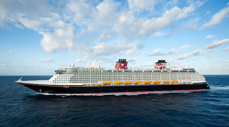 Disney Dream en route to the Bahamas. The ship does mostly 3- and 4-night sailings from Port Canaveral, Fla., to Castaway Cay and Nassau in the Bahamas. 