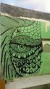 Green Face Graffiti
