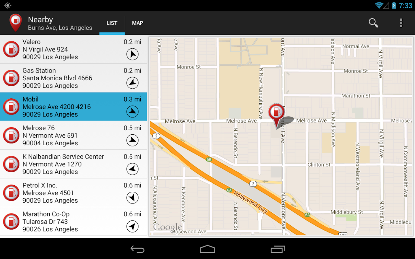 Gas Station & Fuel Finder Android Apps on Google Play