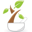 Curarsi con le erbe logo