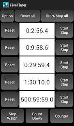 Five-timer and stopwatch poster 2