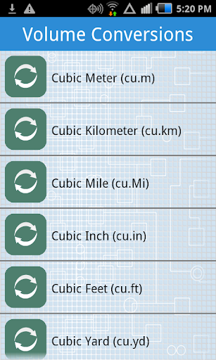 Volume Conversions