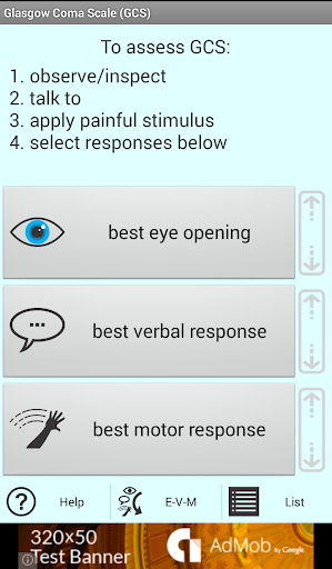 Glasgow Coma Scale GCS