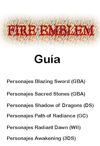 Personajes Fire Emblem