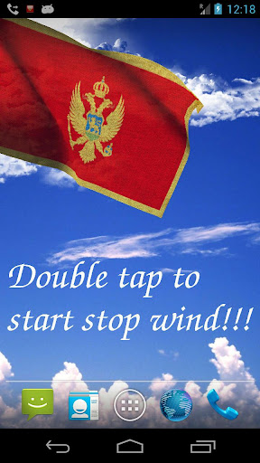 3D Montenegro Flag LWP