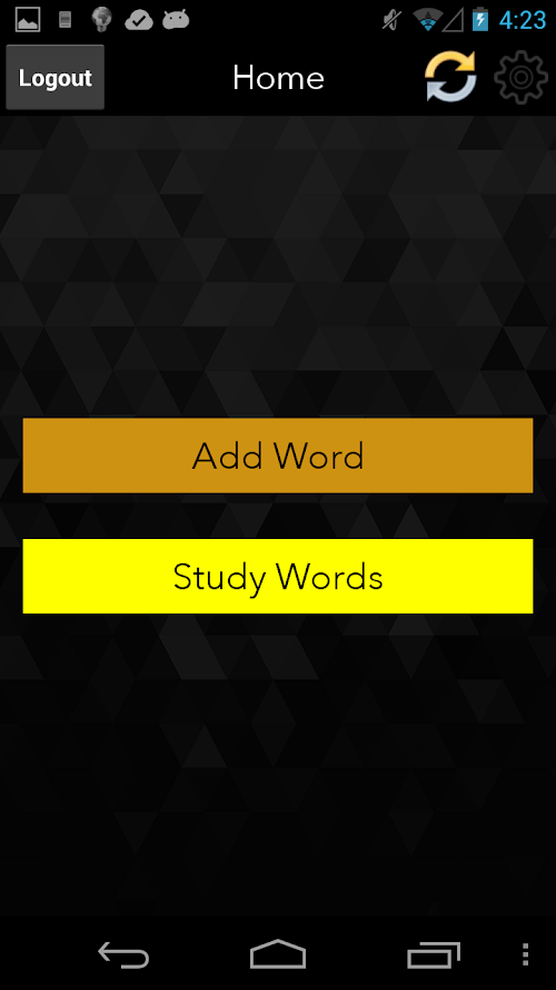 Android application Wadyacall Application screenshort