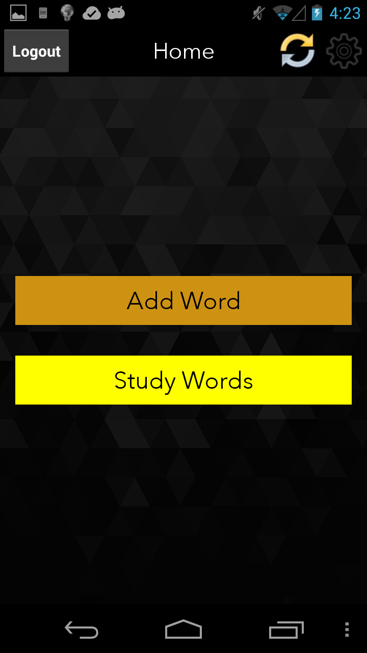 Wadyacall Application Screen 1