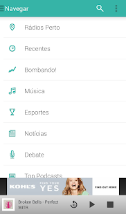  TuneIn Radio: miniatura da captura de tela  