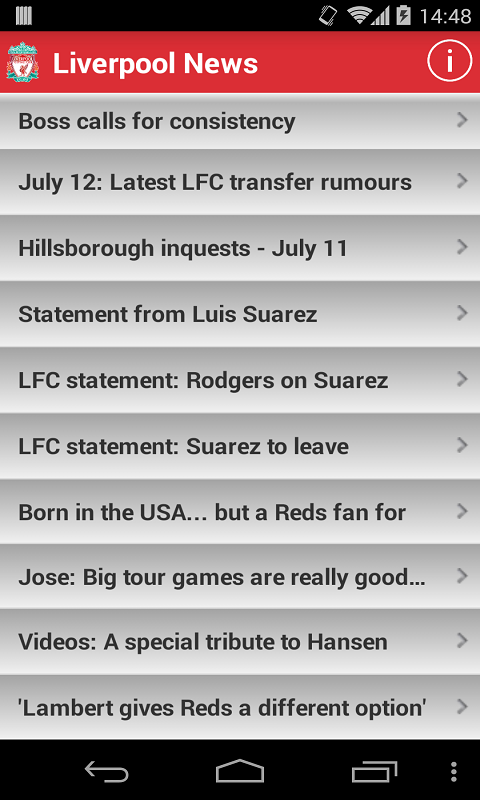 Liverpool News Screen 2