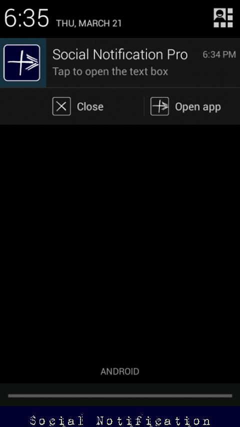 Social Notification Pro Screen 3