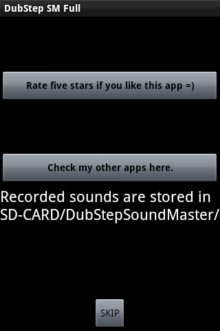 Android application DubStep SM Full screenshort