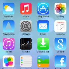 iOS7 android – HD 5 in 1 Theme 2.0 Free Download